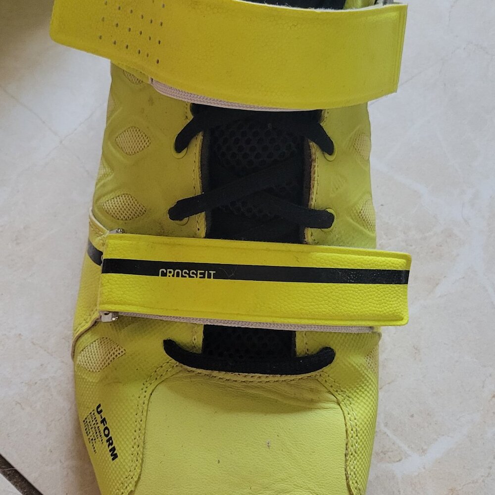 Reebok Crossfit Weight Lifting Shoes - Mens Size 11.5, Yellow, Gently Used